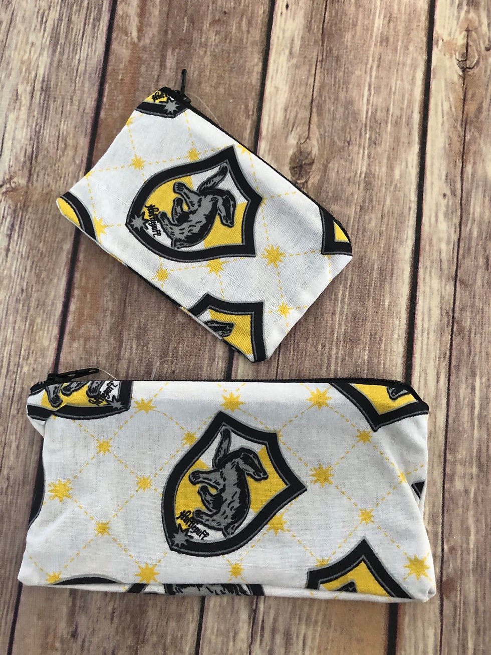 Badger House on white Zipper Pouch - Ready to Ship