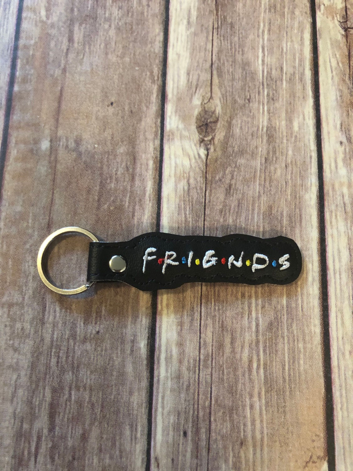 Friends Embroidered Key Chain