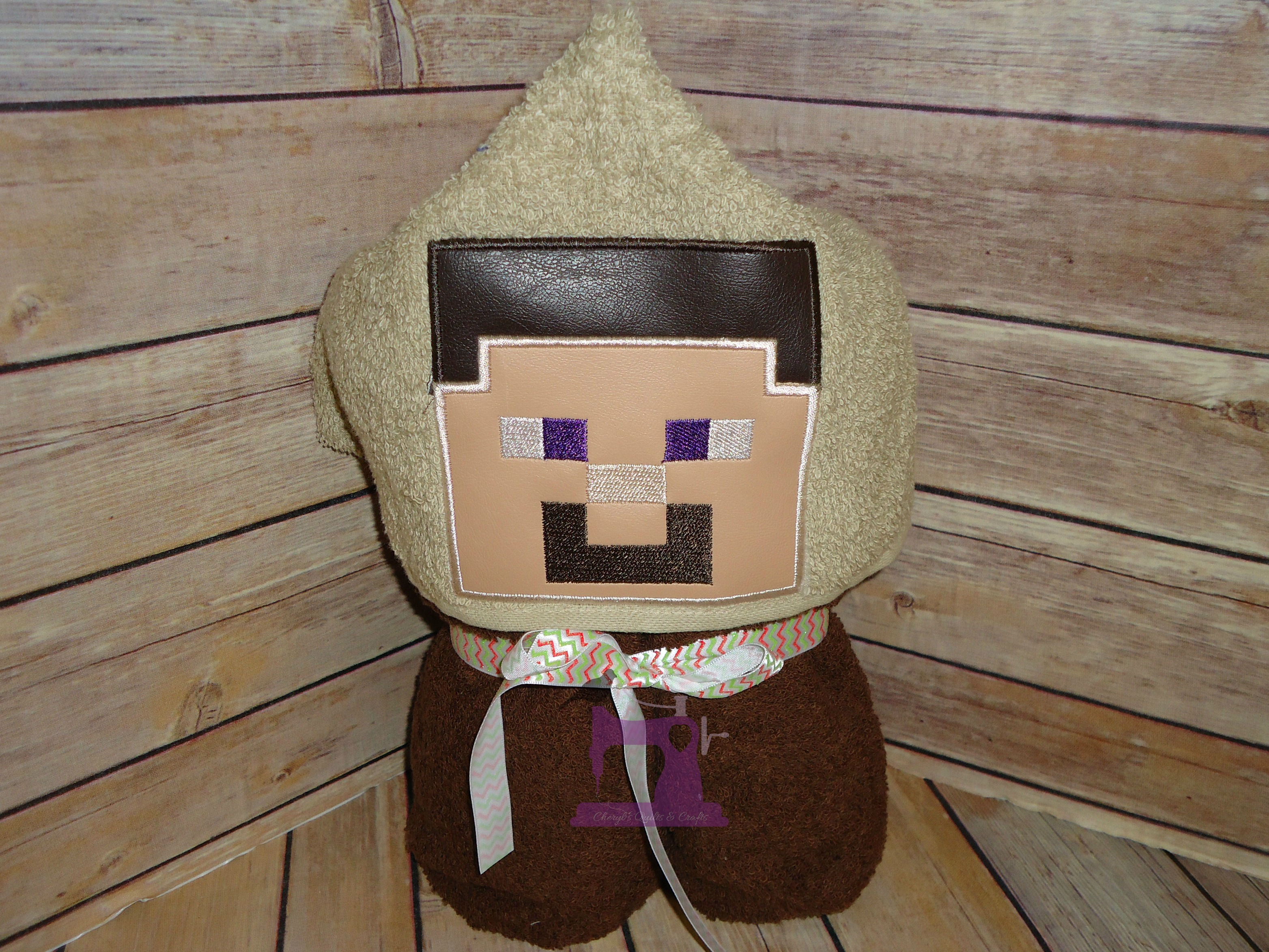Minecraft Steve Hooded Towel