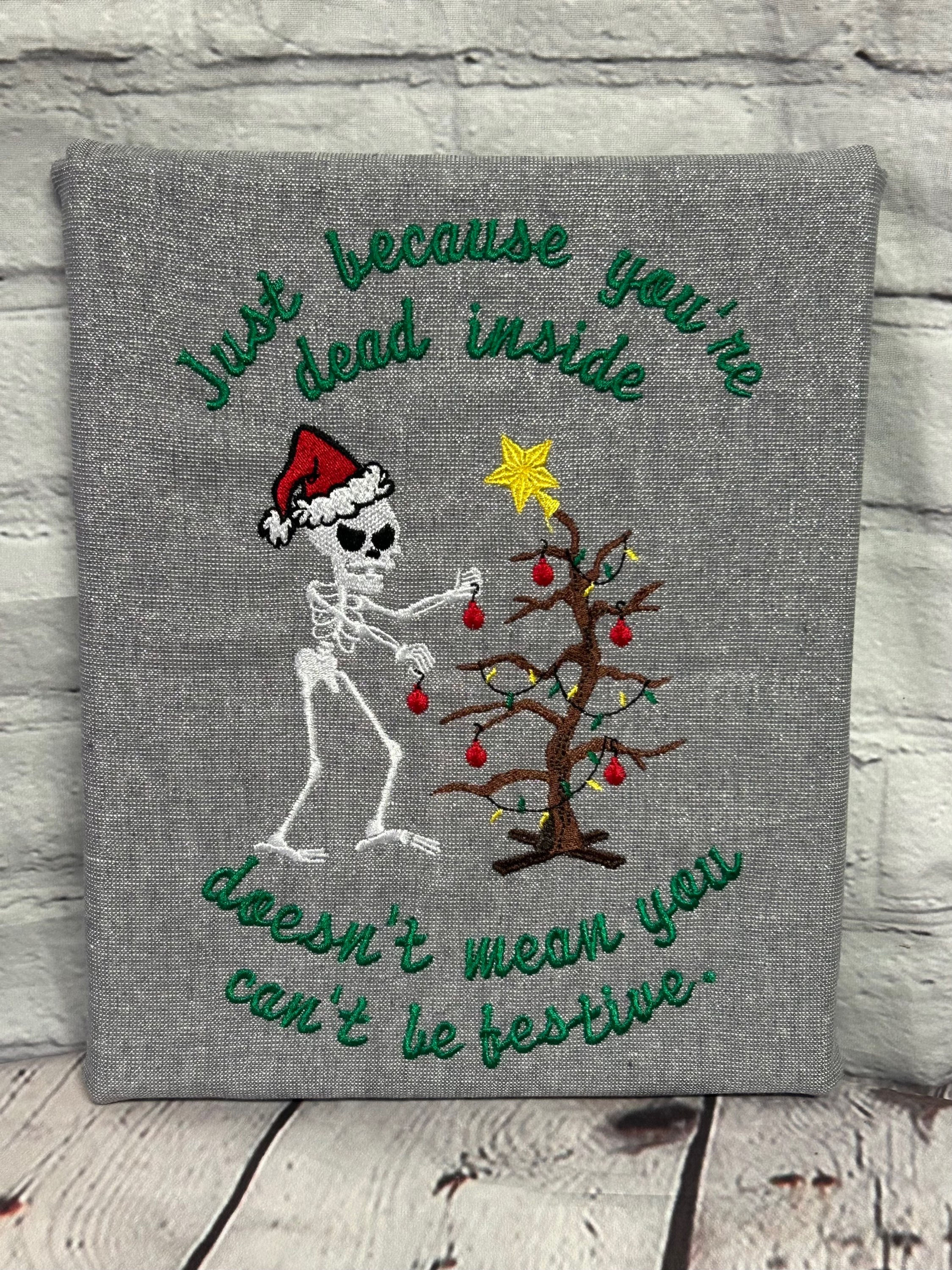 Festively Dead Inside Wall Art - Made To Order