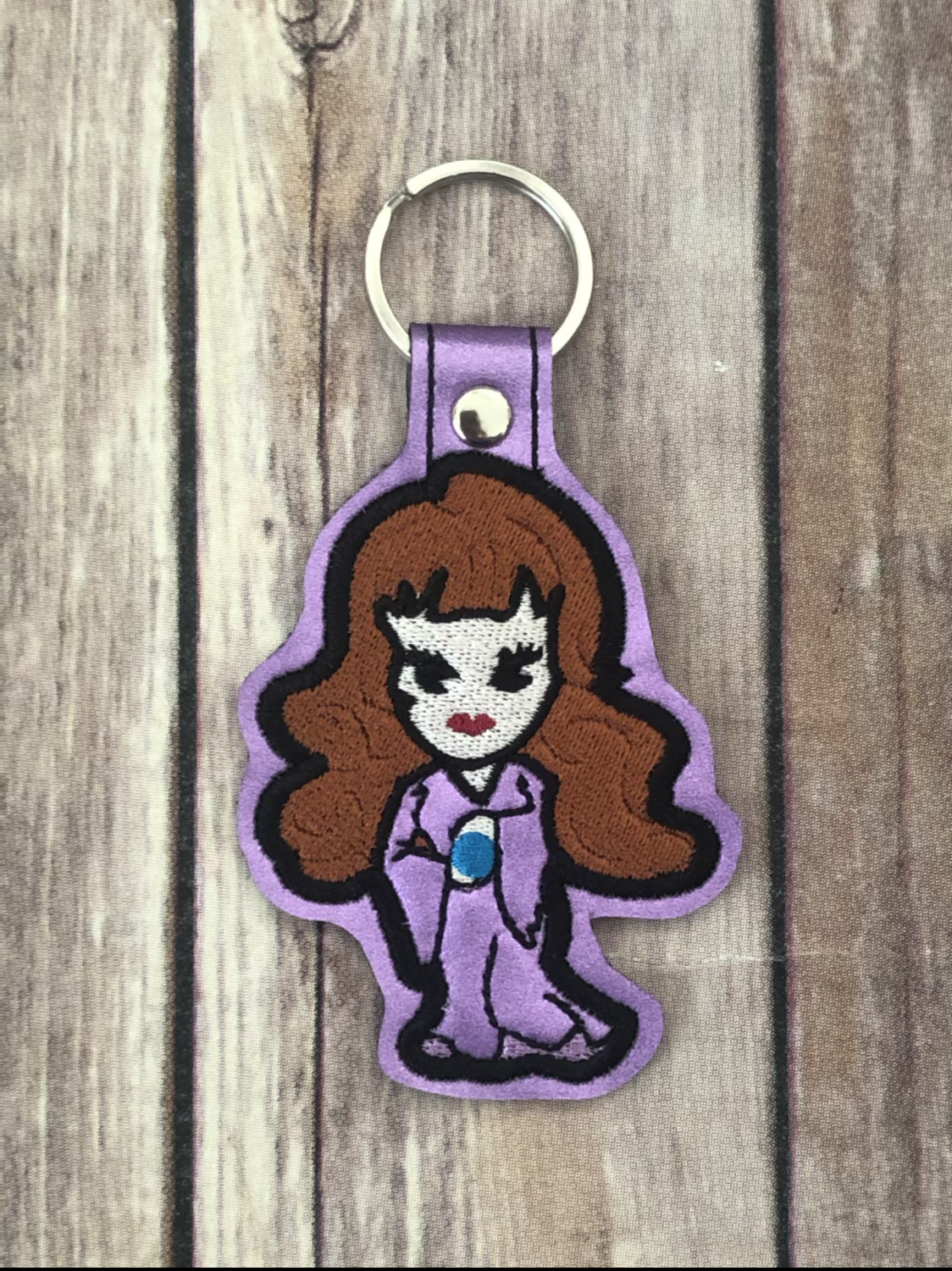 Supernatural Rowena Chibi Embroidered Key Chain