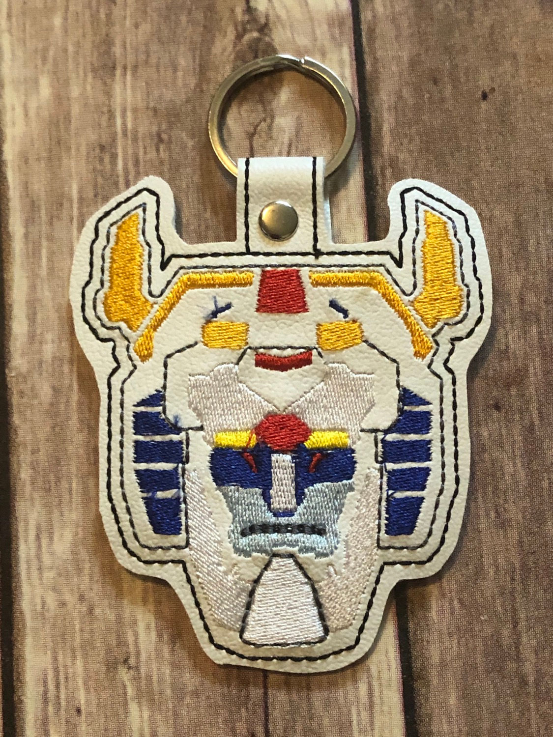Voltron Embroidered Key Chain