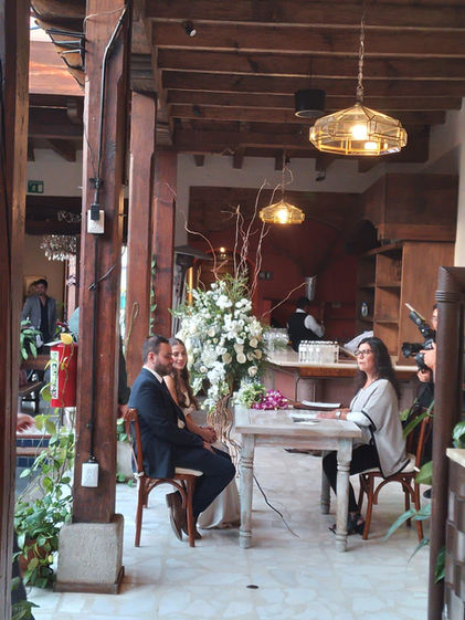 casa de los arcangeles vista boda civil 