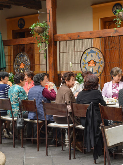 desayuno de amigas san cristobal de las casas en casa de los arcángeles