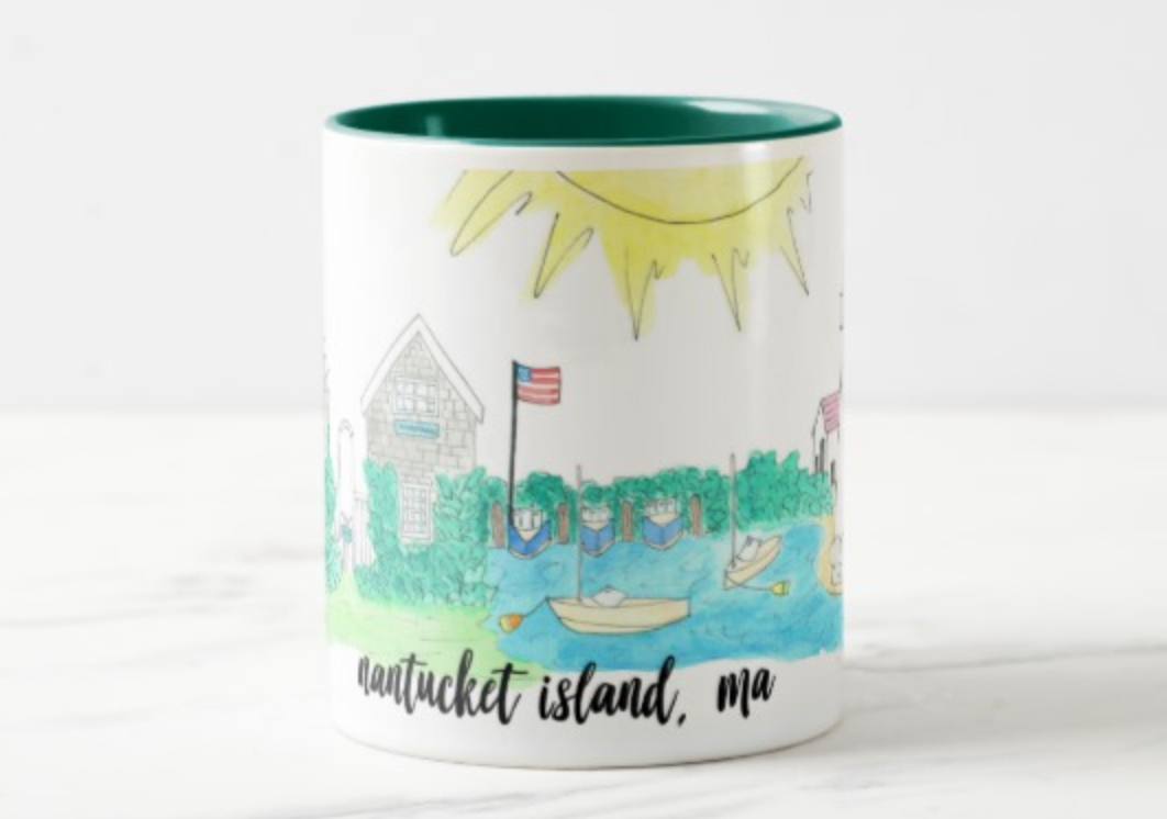 Nantucket Island, MA Coffee Mug