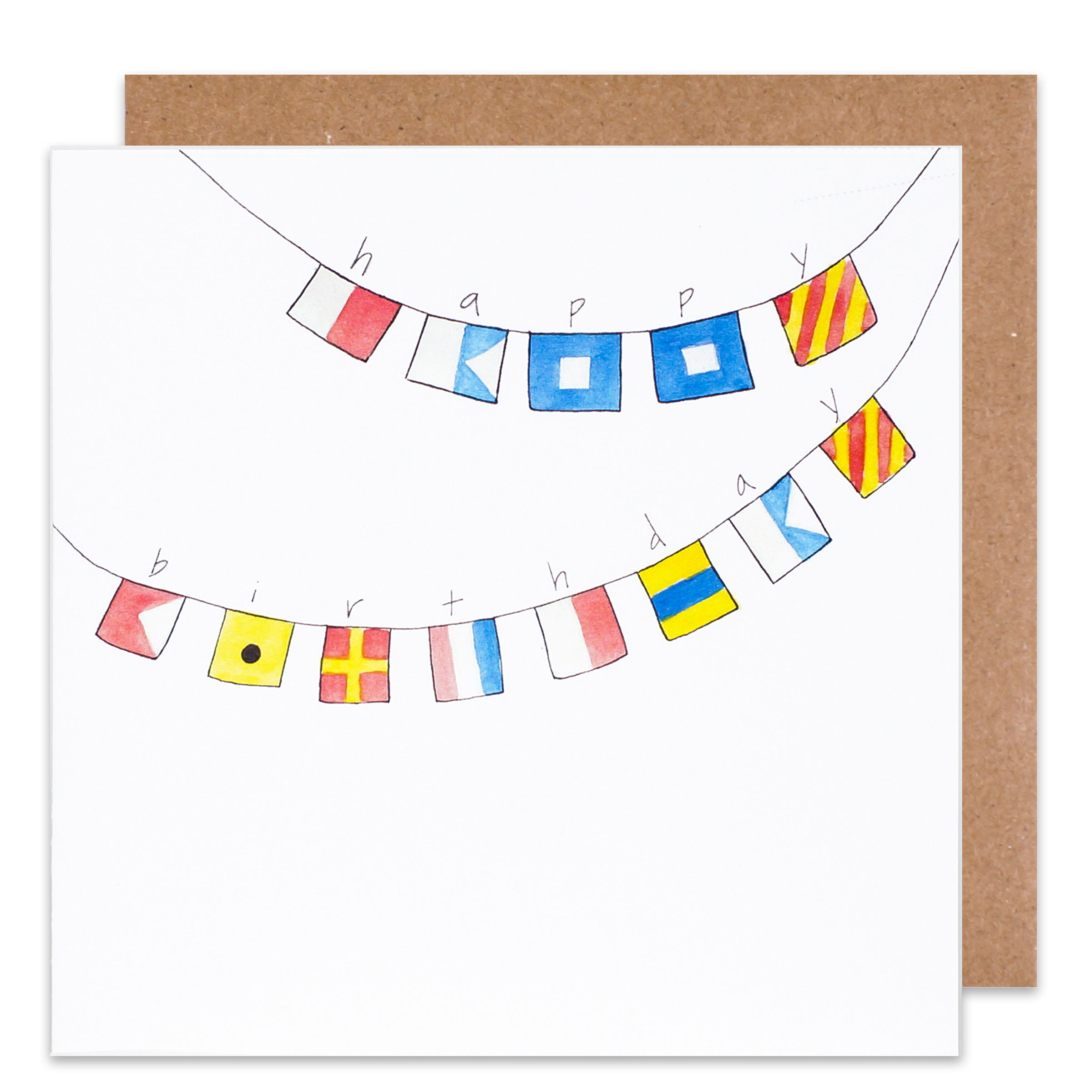 Maritime happy birthday Card
