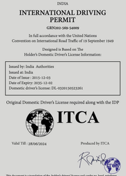 E-ITCA International Driving License Booklet