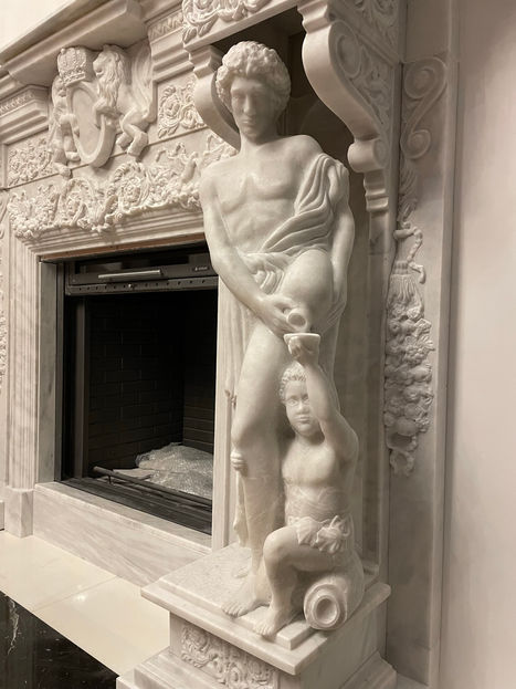 Marble Fireplace