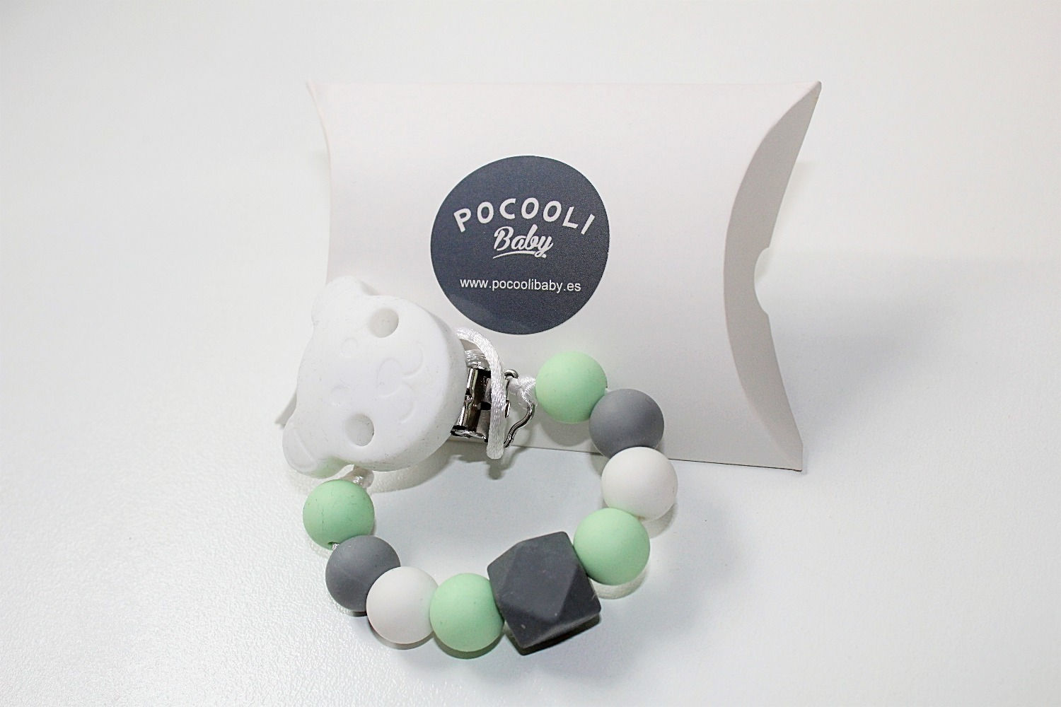 CHUPETERO MINT/BLANCO/GRIS