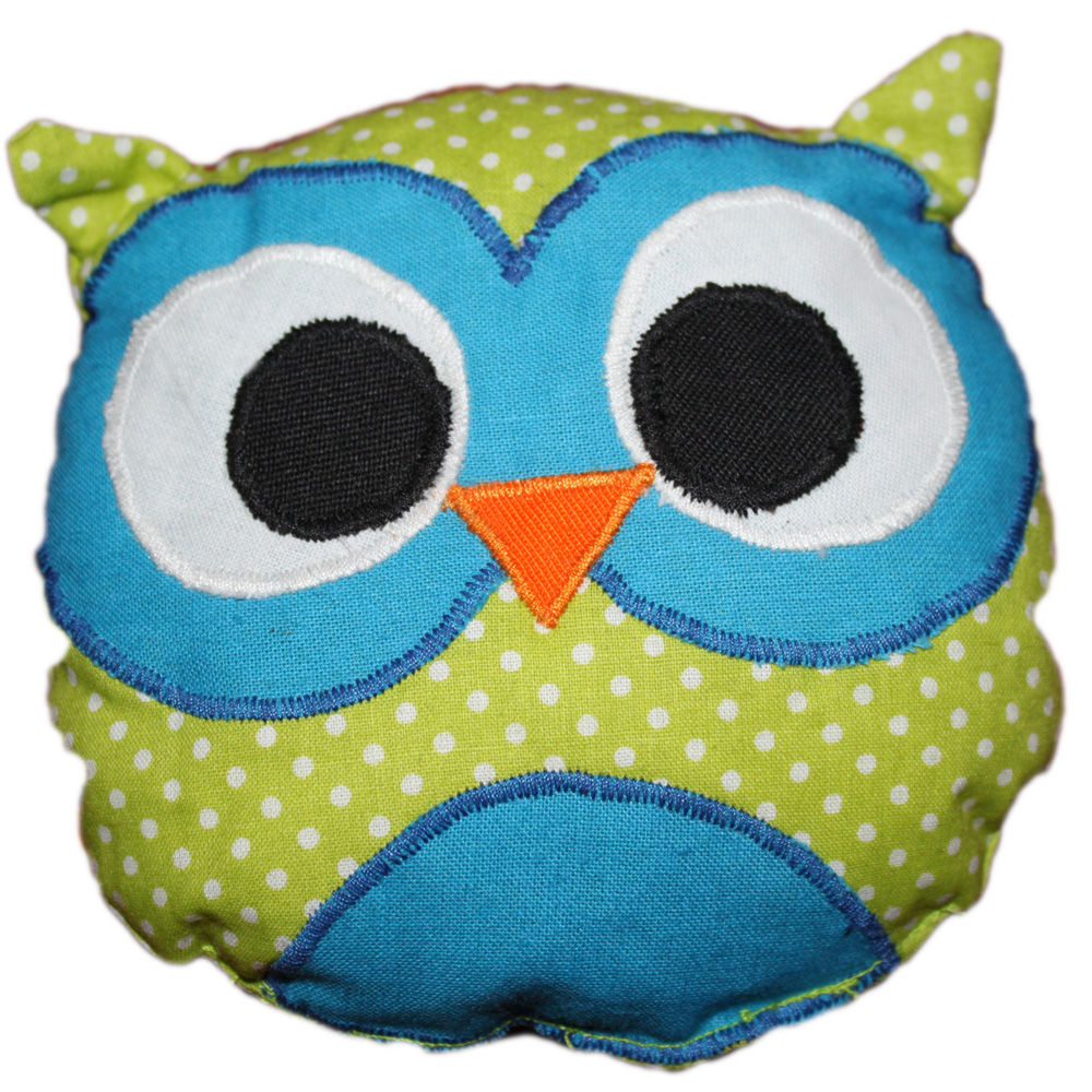 MOCHUELO DE SAL&CAMOMILA VERDE TOPOS/AZUL PEQUEÑO