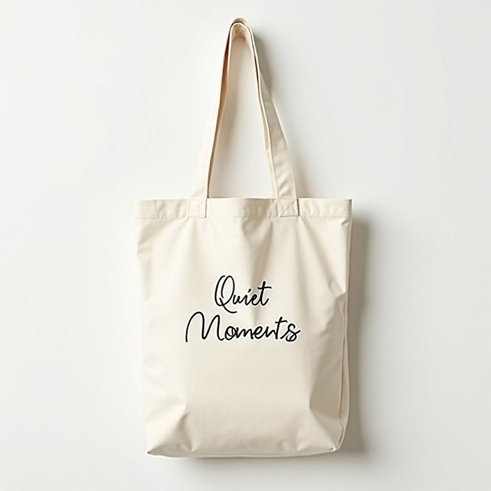 Embroidered Canvas Tote