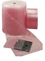 Pink-Anti static bubble wrap