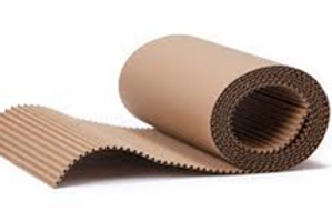 Single face corrugated sheeting