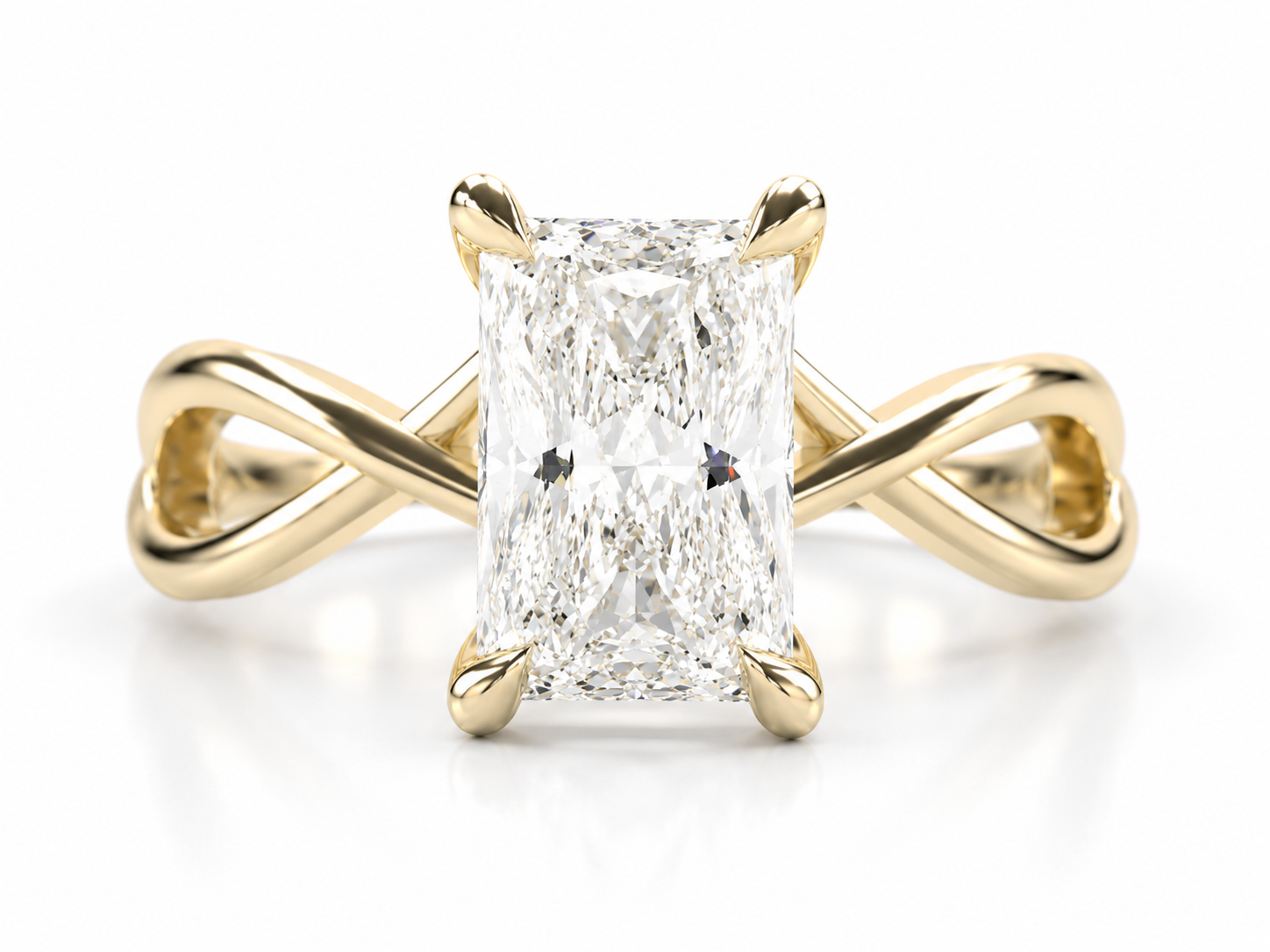 Anillo de compromiso Infinity Radiant 2ct