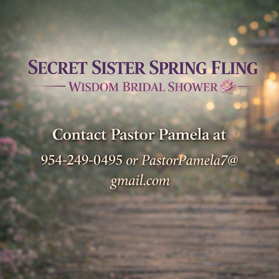 SECRET SISTER SPRING FLING WISDOM BRIDAL SHOWER
