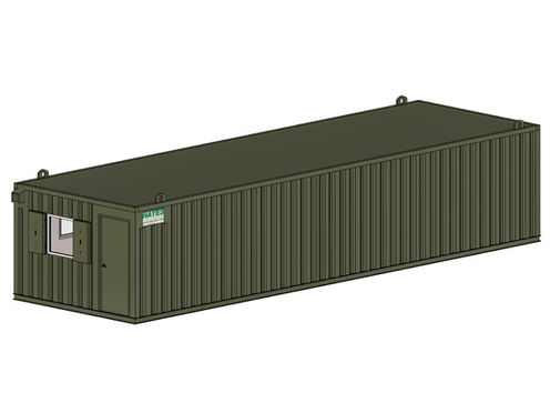 40ft x 12ft anti vandal canteen cabin
