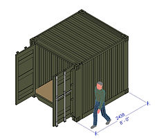 8ft Storage Container