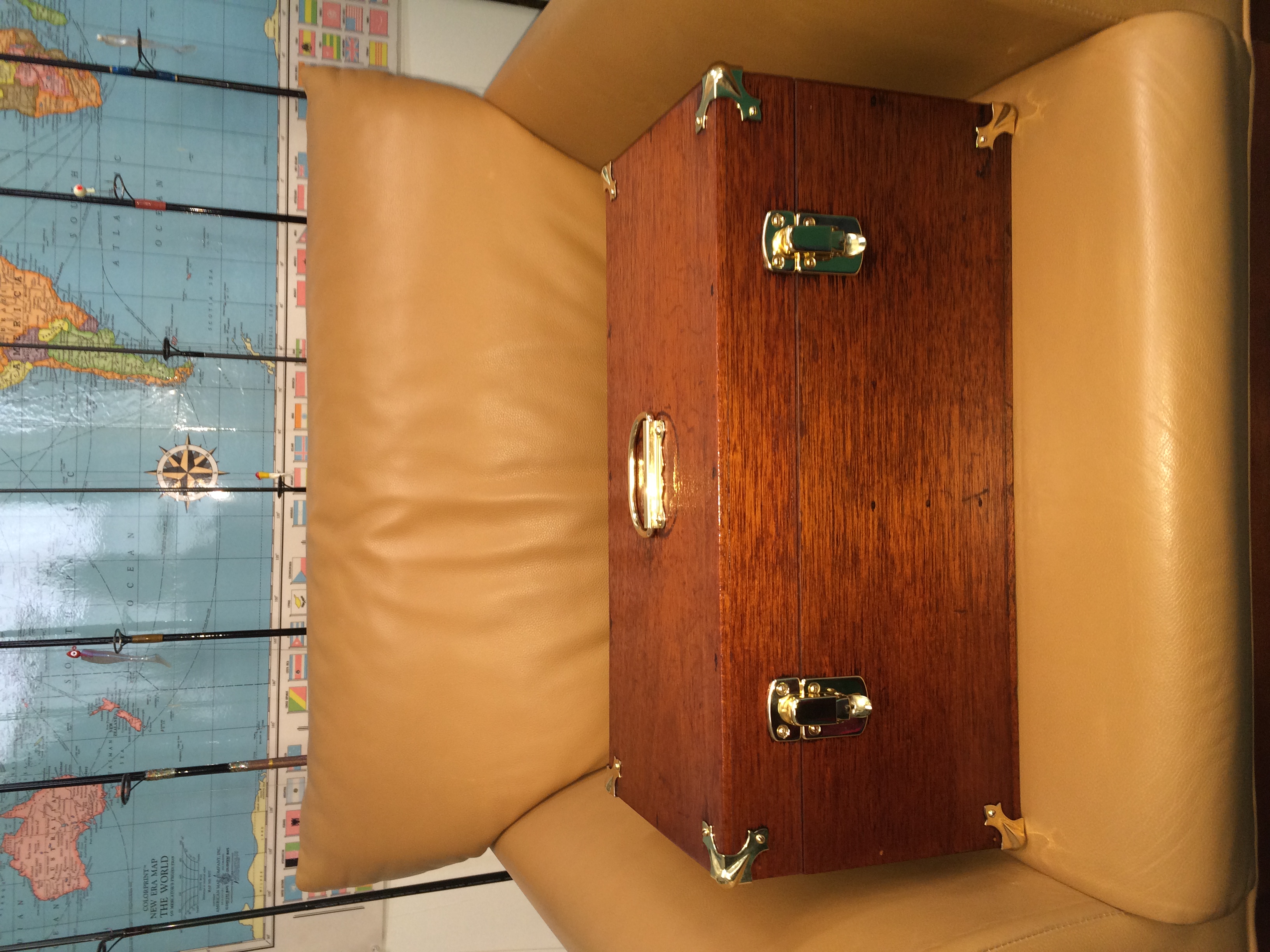 Antique tackle box