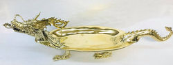 Antique Indonesian dragon tray
