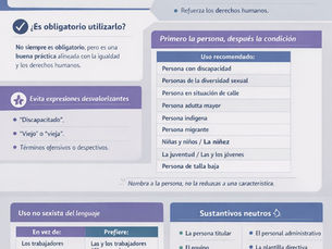 Guía Congénera rápida para el uso de lenguaje incluyente