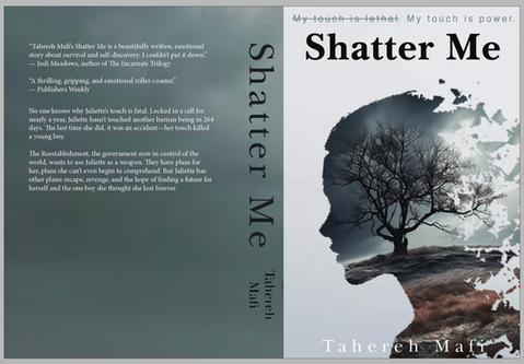 Book Cover Redesign – Shatter Me (Class Project)