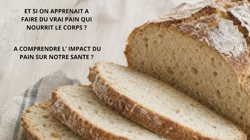 Le pain 100% au levain