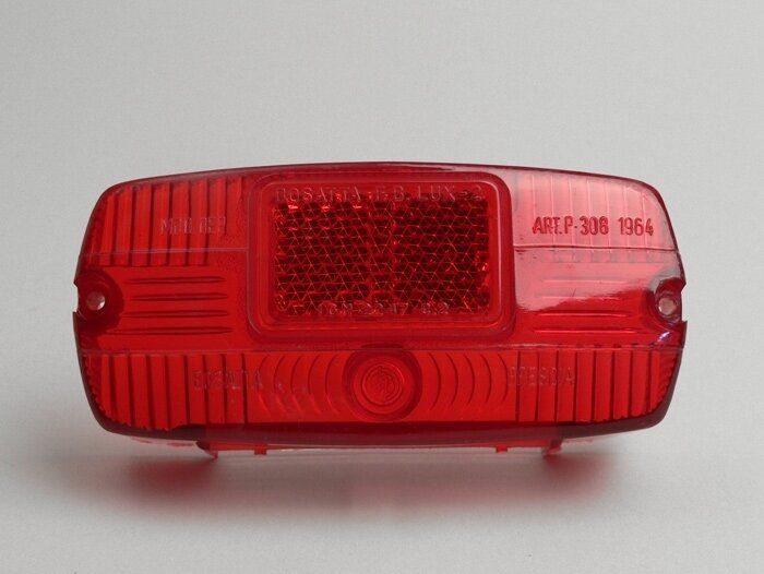 Thumbnail: LambrettaS2 / S3 Rear Light Lens Bosatta Sloped Style