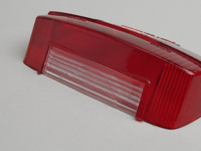 Thumbnail: LambrettaS2 / S3 Rear Light Lens Bosatta Sloped Style