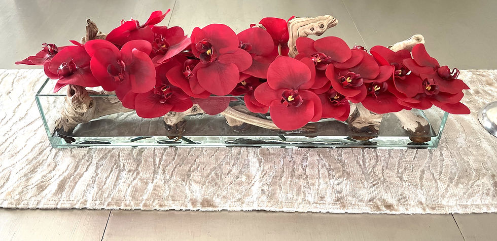 Thumbnail: Orquideas rojas en aquarium