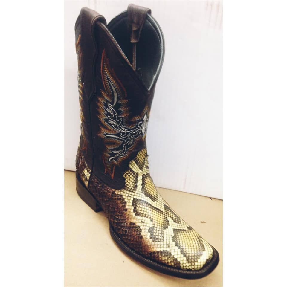 bota de piton de aros exotica