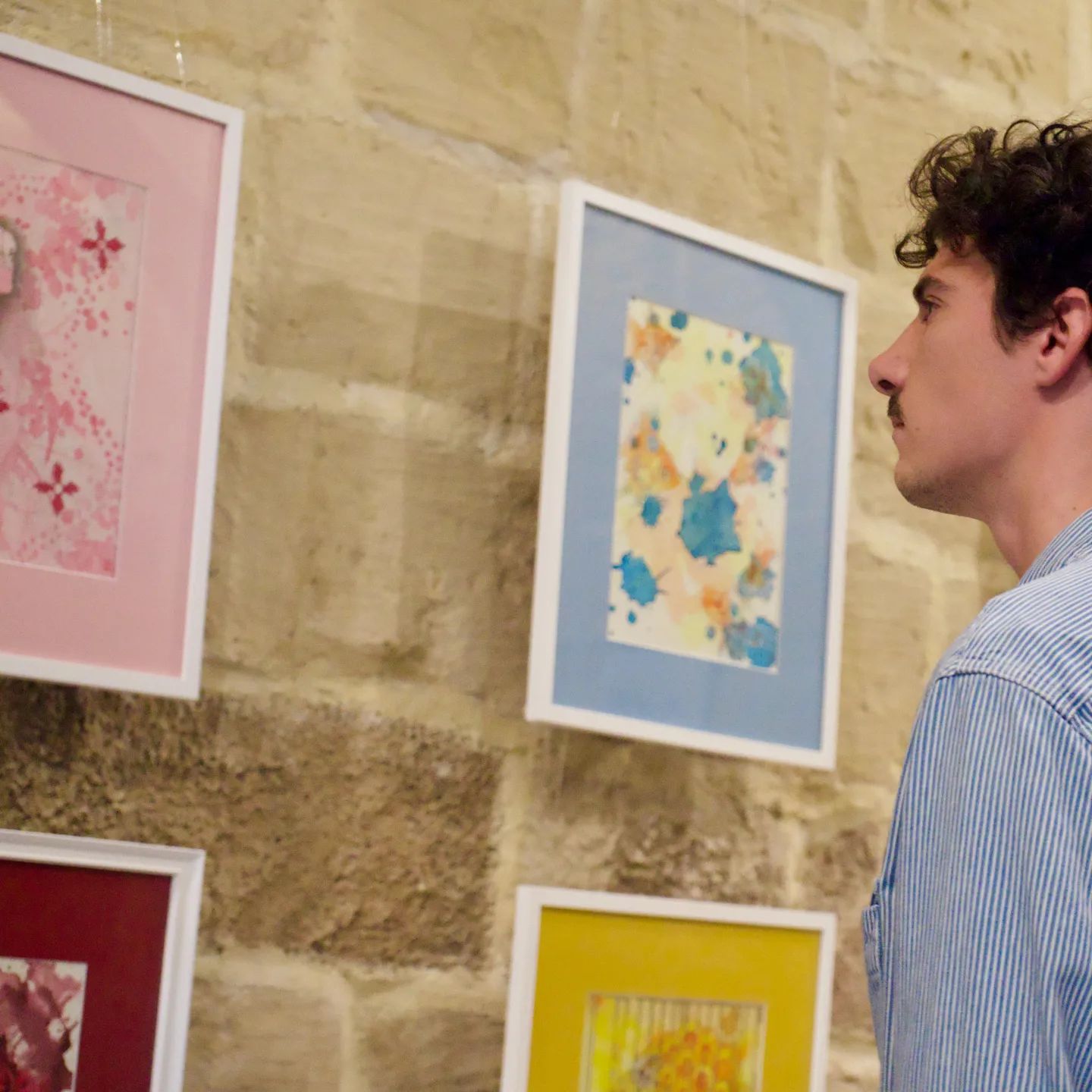 Enjoying the work in a Maltese building of character