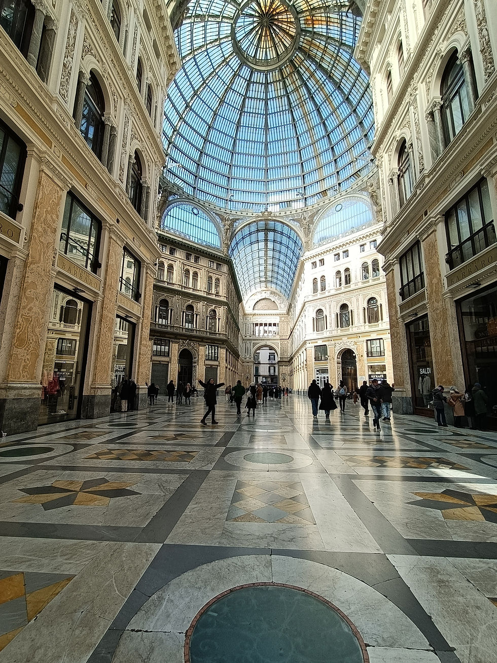 Galería Umberto I en Nápoles