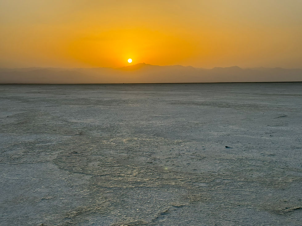 Lake Assale in Danakil