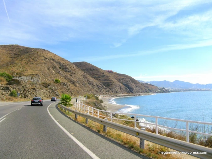 Nerja is 45 minutes drive from Malaga airport.
