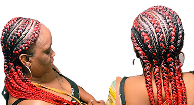 big feed-in braids
