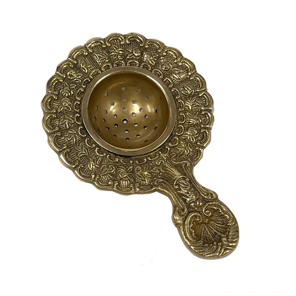 Thumbnail: Victorian Brass Tea Infuser