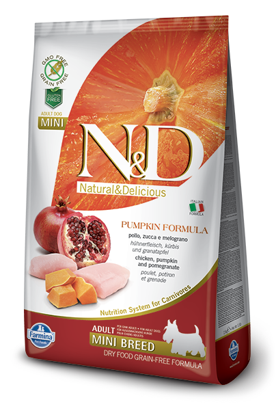 N&D Pumpkin Formula - Chicken&Pomegranate Mini - 7kg