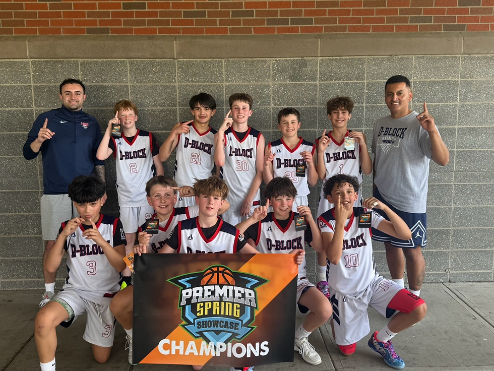 2026 Premier Spring Showcase CHAMPS 6th Grade D-BLOCK
