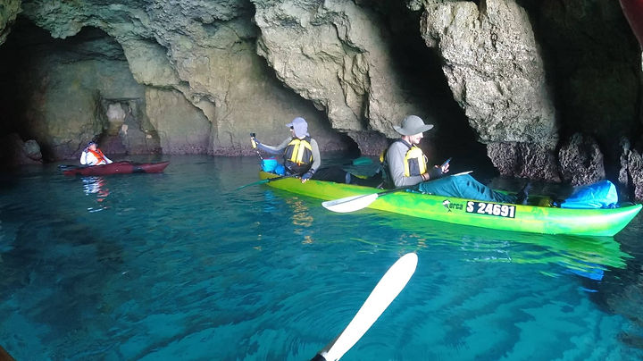 kayaking in malta coral lagoon mellieha with get out and kayak malta