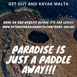 kayaking in malta coral lagoon mellieha with get out and kayak malta