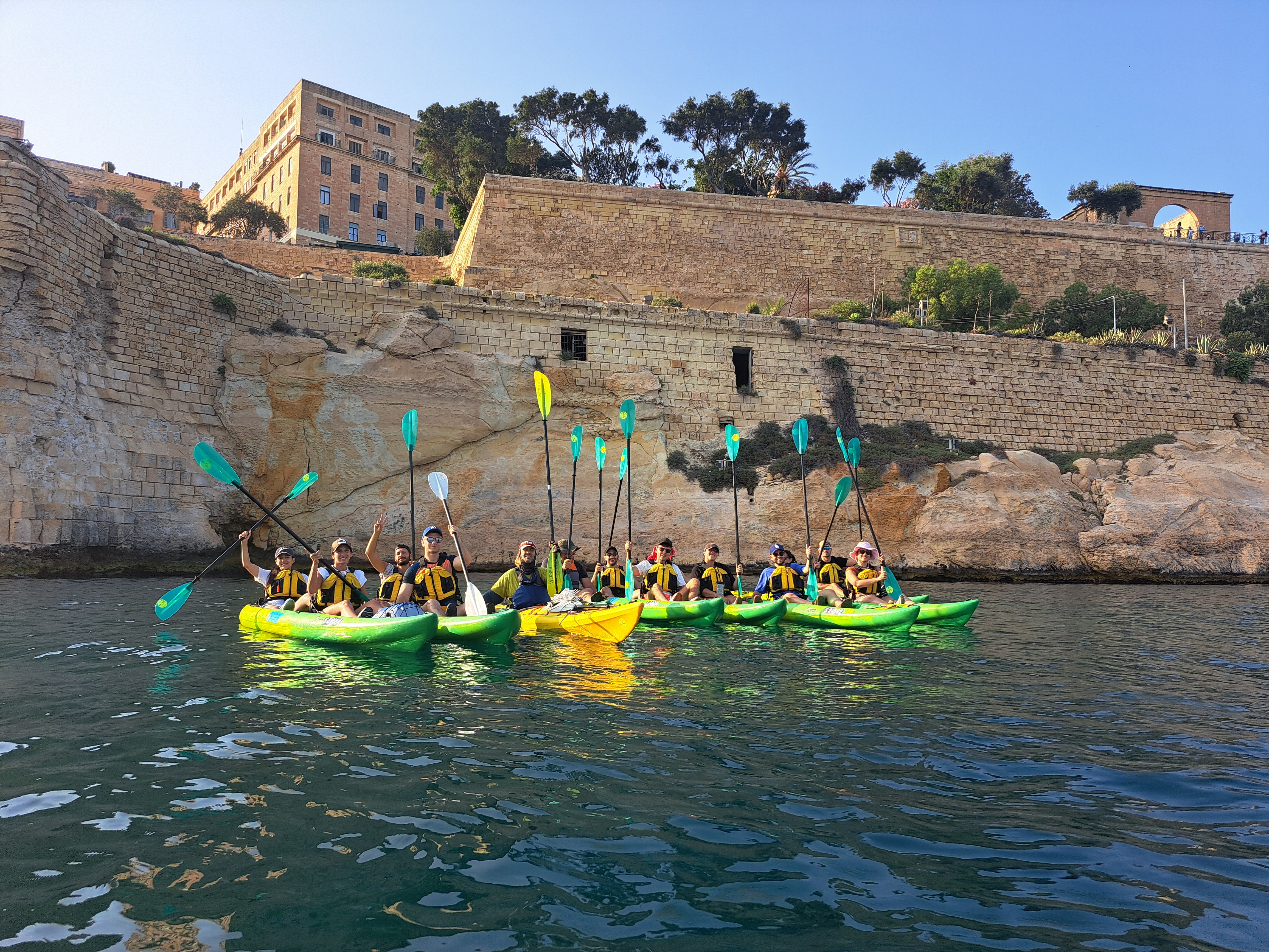 Manoel Island to Grand Harbour Kayaking