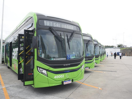 Salvador possui a terceira maior frota de ônibus elétricos do Brasil