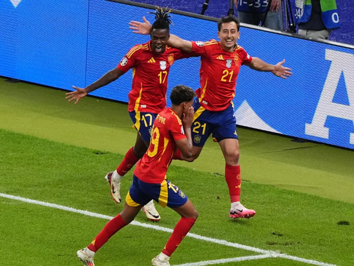 É tetra! Jovens brilham, Espanha bate Inglaterra e conquista a Eurocopa pela quarta vez