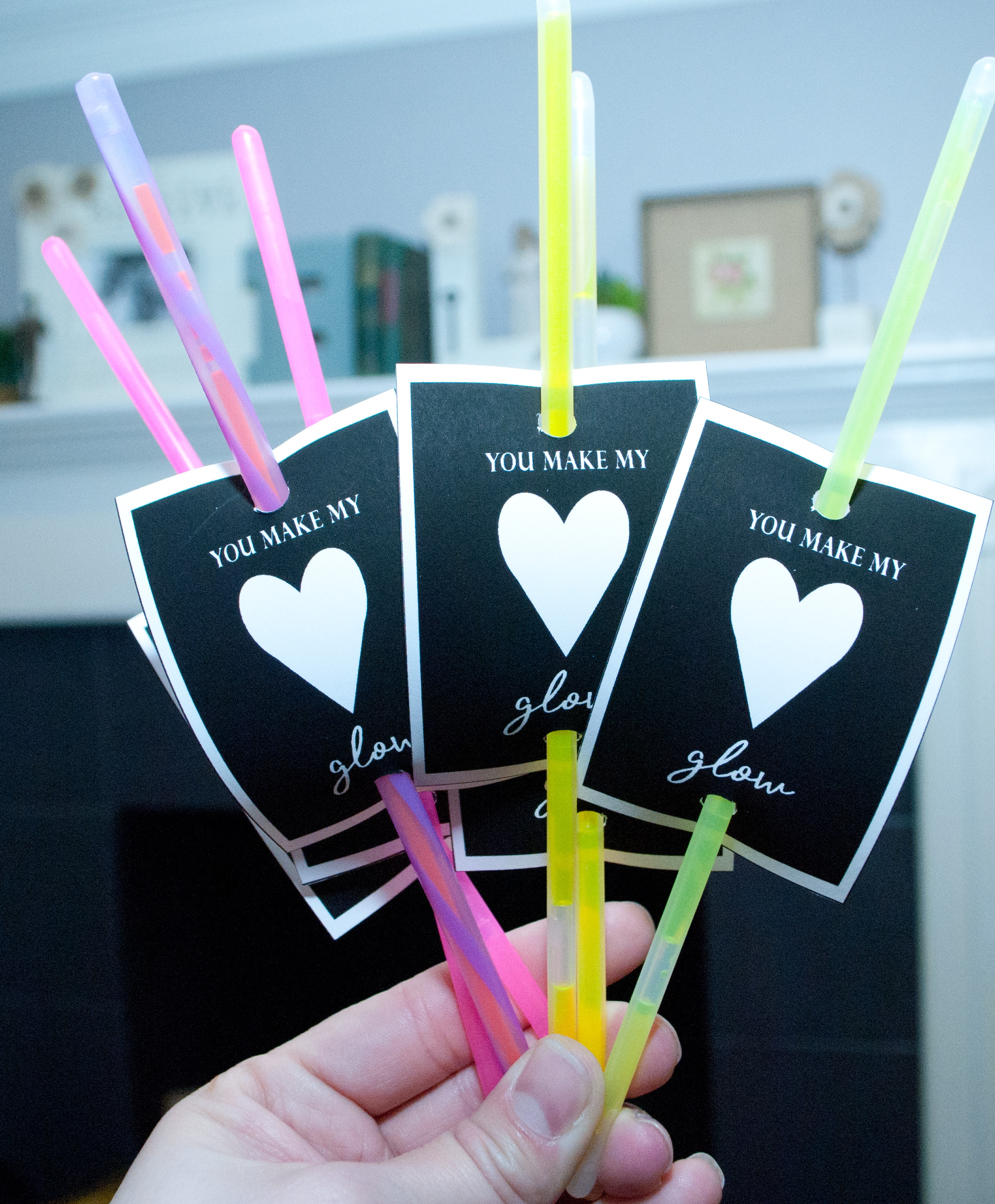 You Make My Heart Glow Valentines