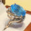 Thumbnail: Concave Cut Topaz ring