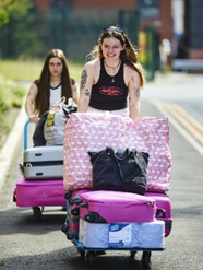 Moving scenes: embarking on the first day of adult life