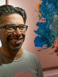 Creating a national splash for artist's solo exhibition