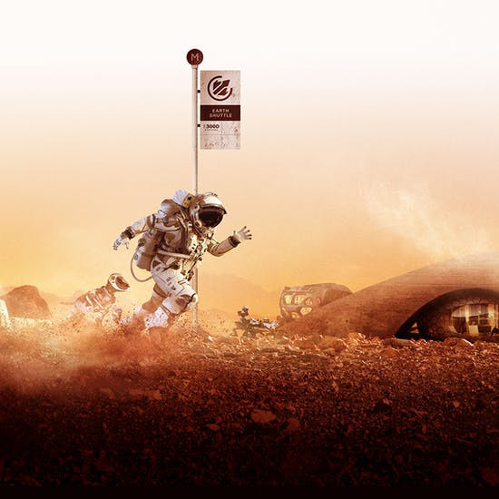 Moving to Mars is a new exhibition at the Design Museum, takes visitors on a multi-sensory virtual trip to Mars