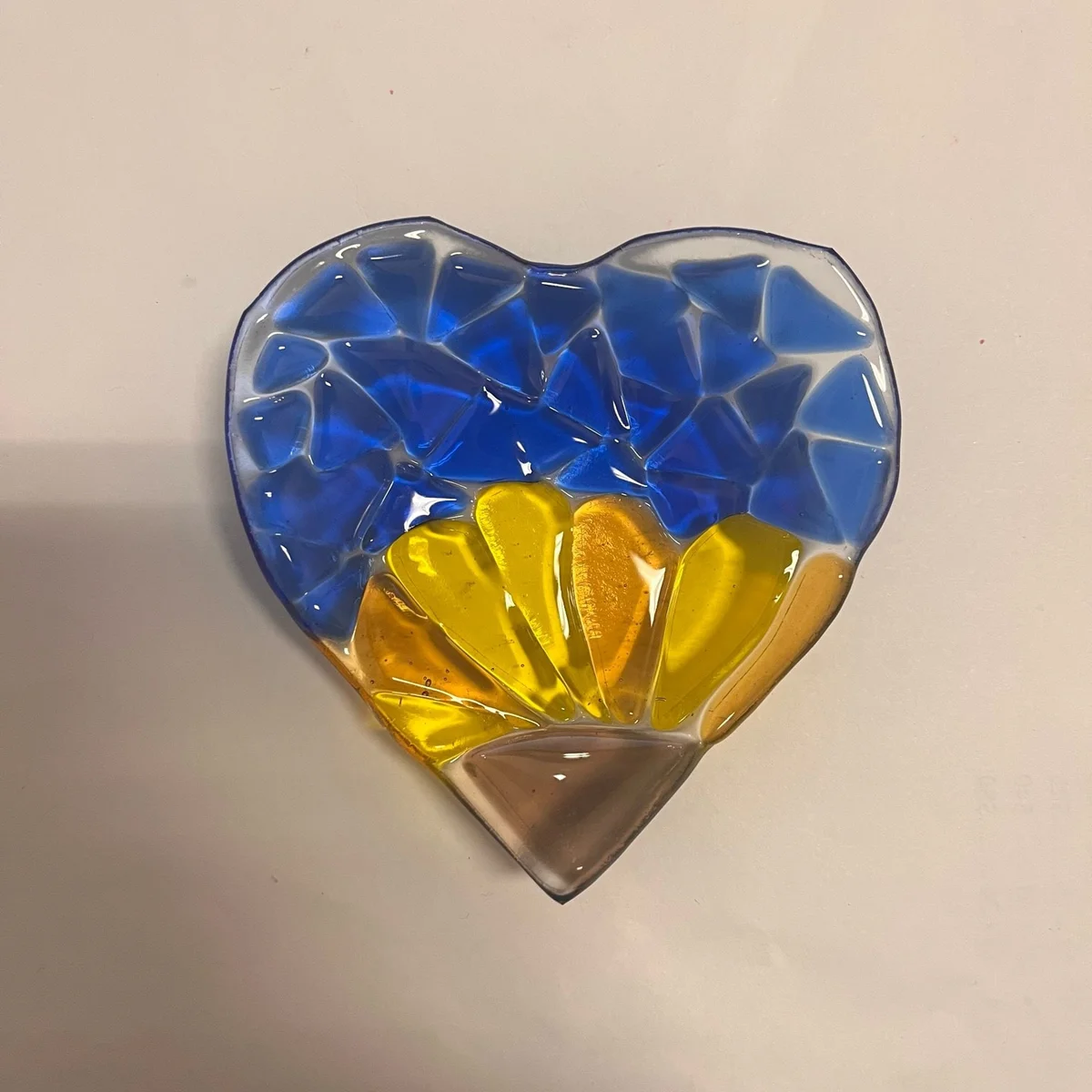 Sunflower and Sky Ring Dish