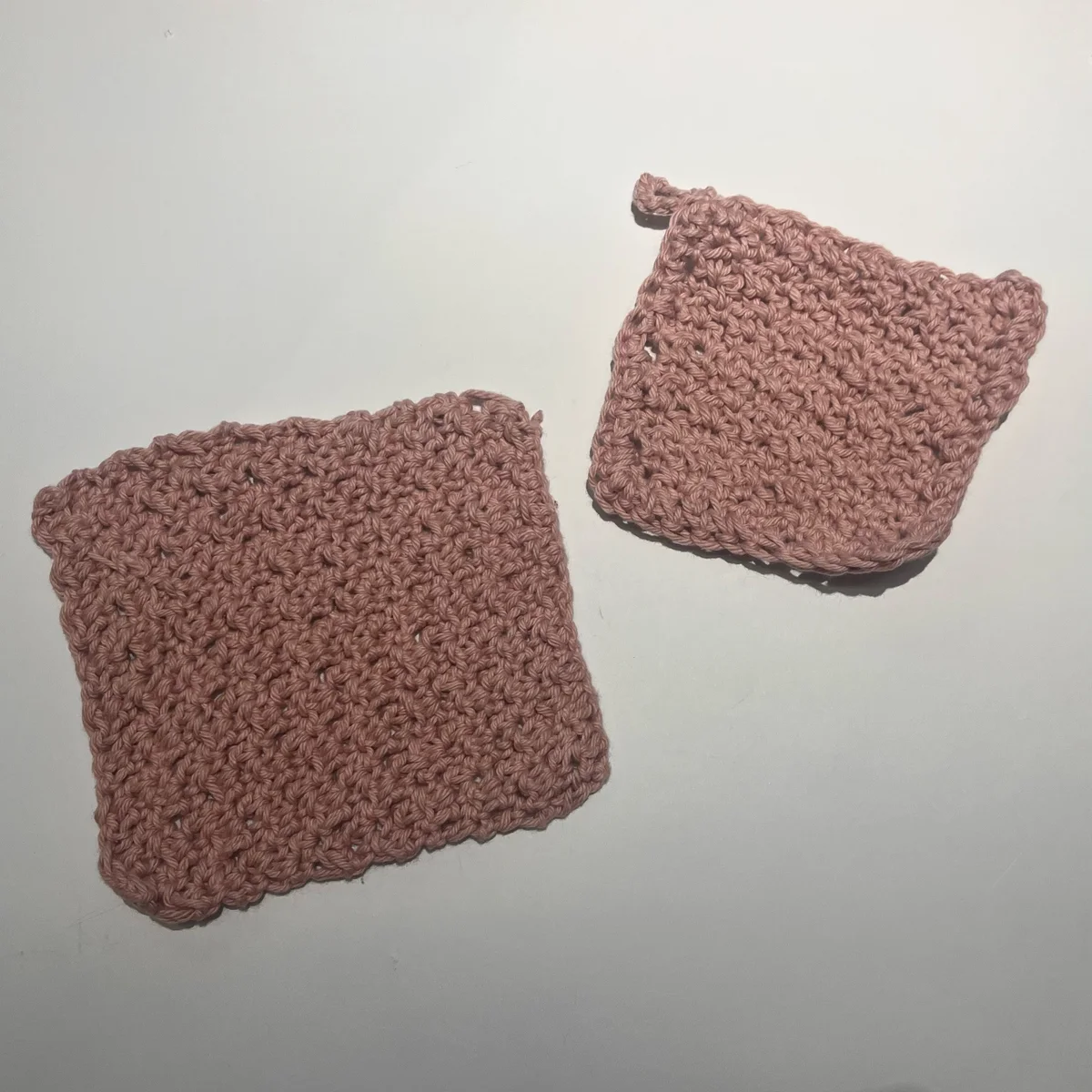 Pink Crochet Kitchen Set